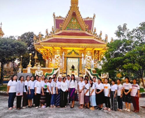 พก. โดย ศพอ.บ้านทองพูนเผ่าพนัส จังหวัดอุบลราชธานี ร่วมกิจกรรม “เวียนเทียน เนื่องในวันมาฆบูชา”